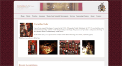 Desktop Screenshot of corneliuslehr.com